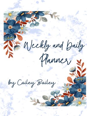 cover image of Weekly and Daily Planner